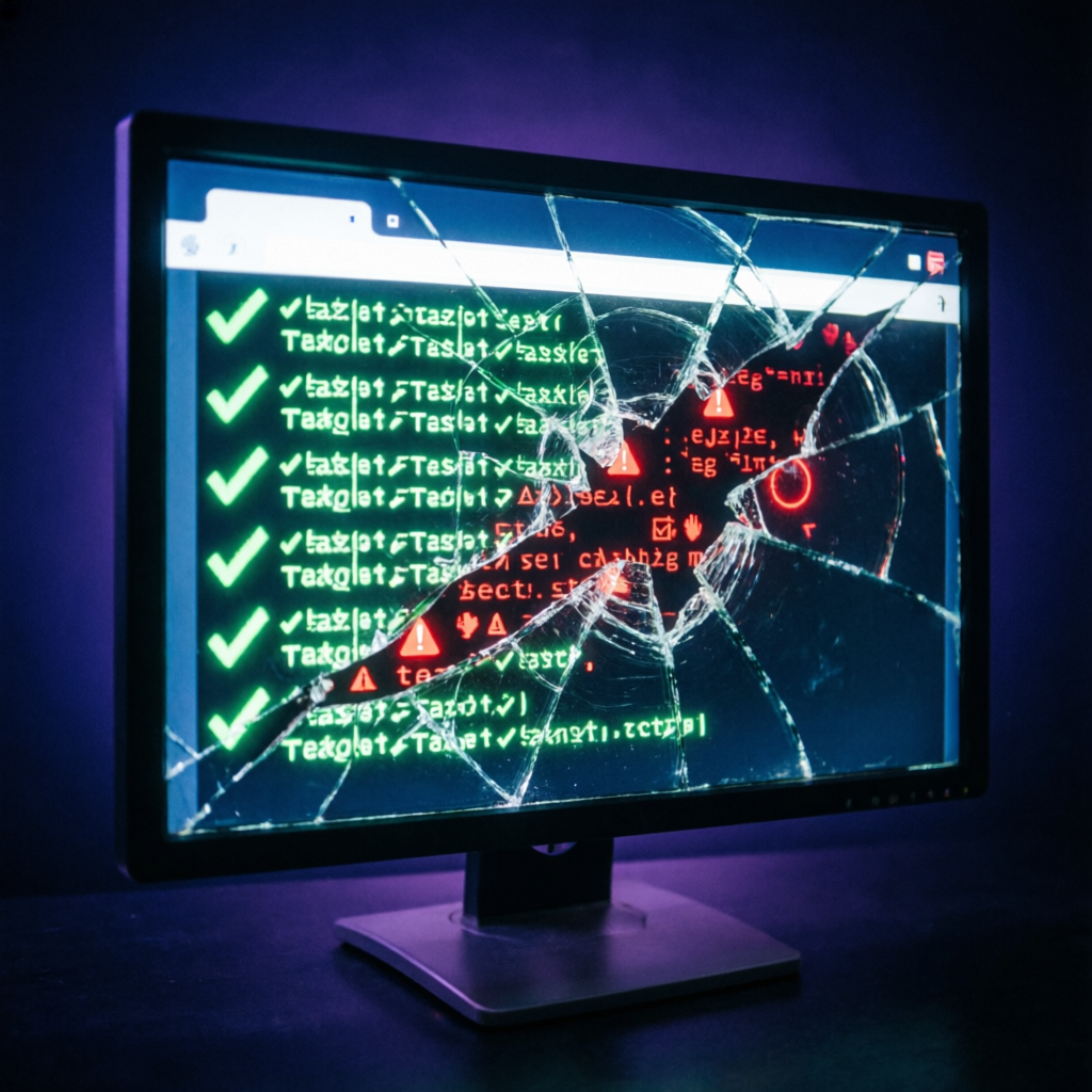 All green on screen — but cracks beneath the surface hide the real problems
